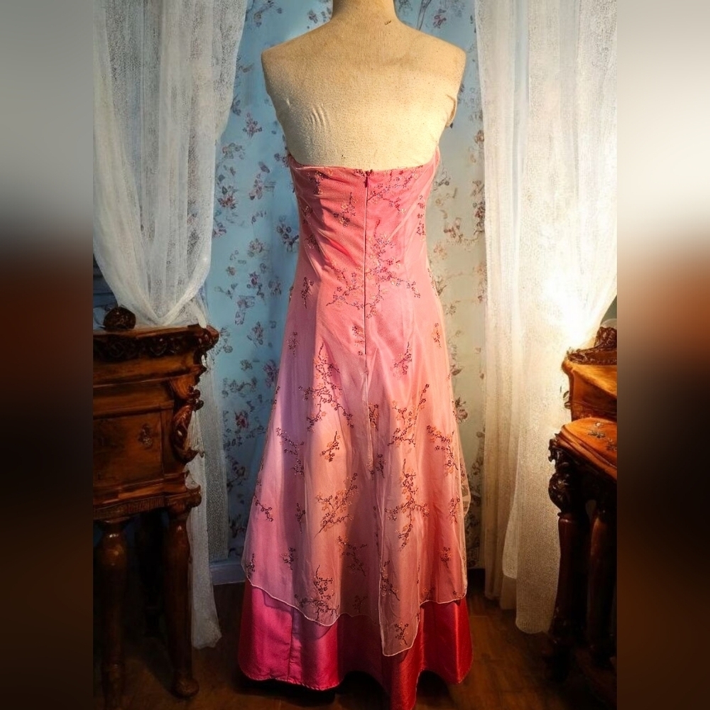 Jump Women's Pink Strapless Maxi Dress - Picture 4 of 8